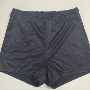 Vassarette Black Satin Panties